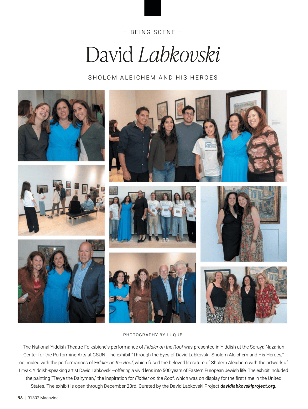 Article excerpt of 91302 article on DLP exhibit debut.