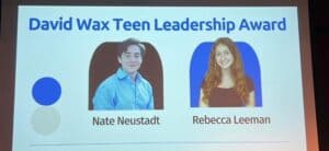 Rebecca Leeman David Wax Teen Leadership Award