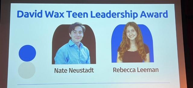 Rebecca Leeman David Wax Teen Leadership Award