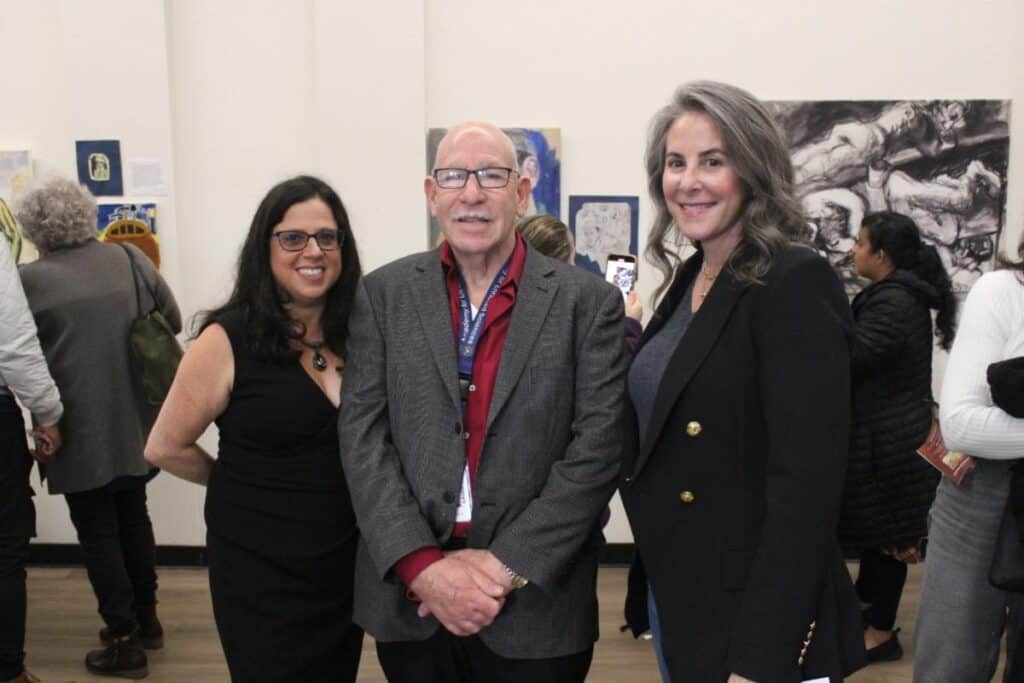 LAUSD Board President Scott Schmerelson's 3rd time attending the exhibit "Documenting History Through Art."