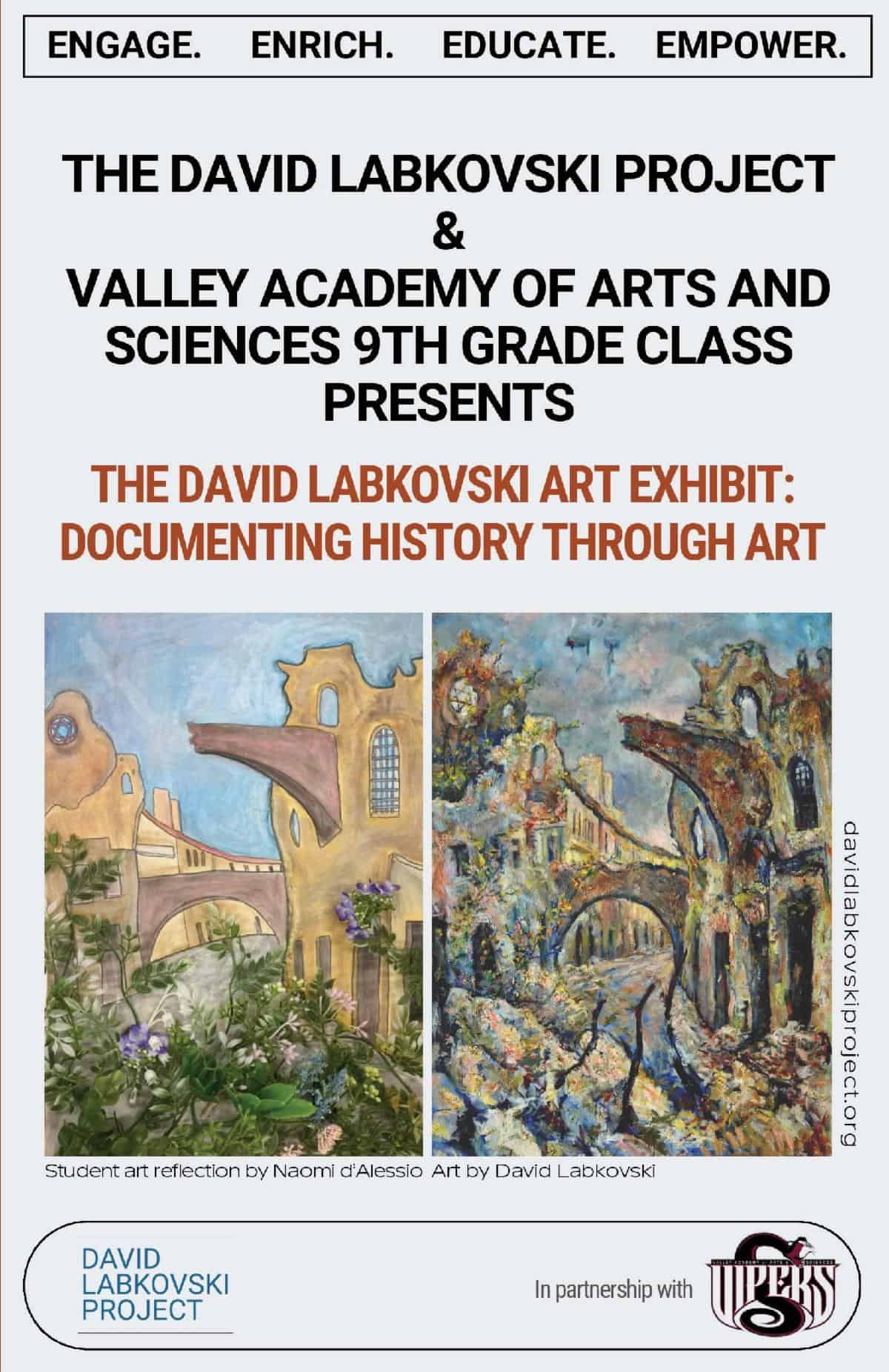Valley Academy of Arts & Sciences 2025 Exhibit Flyer